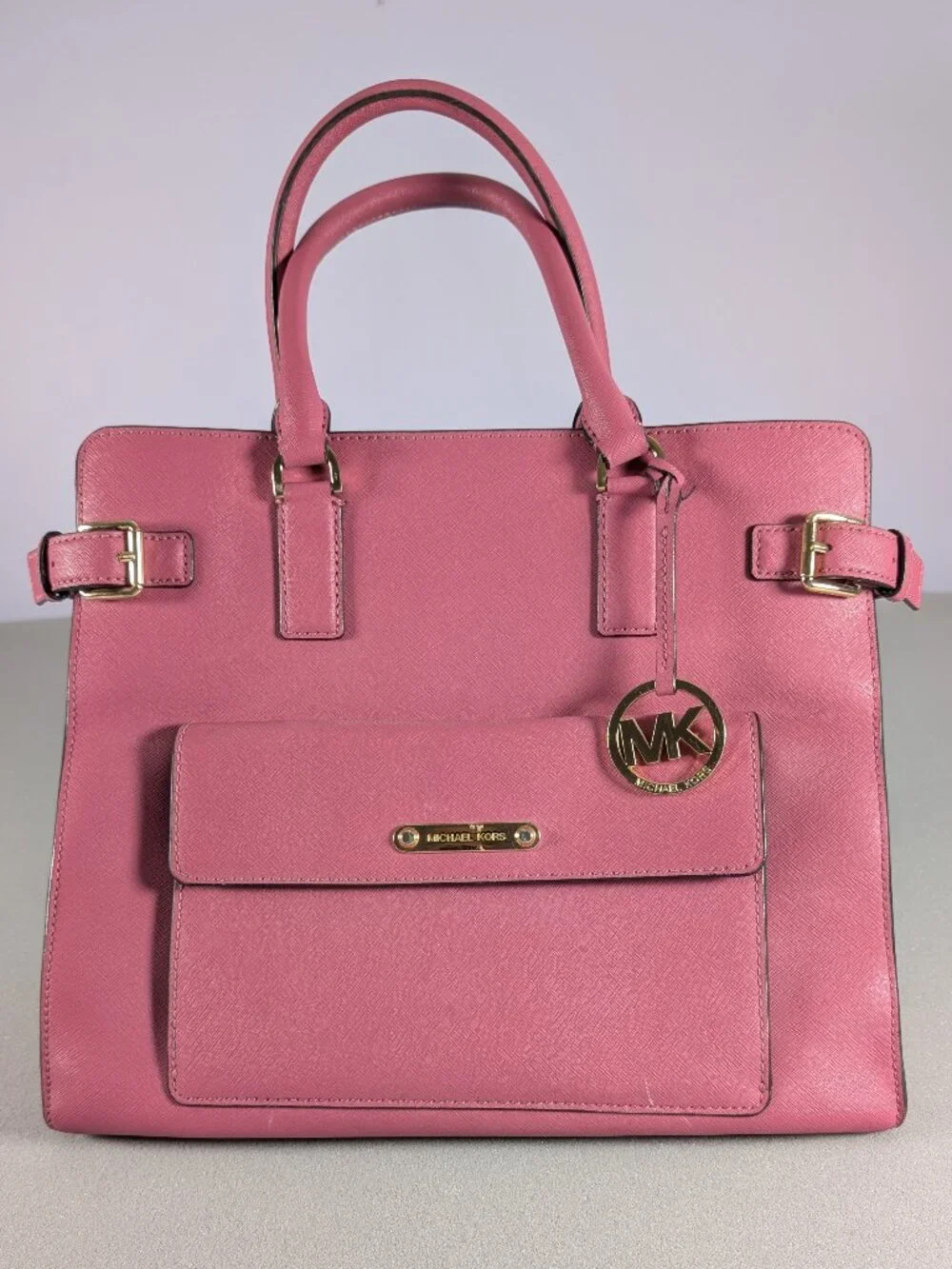 Michael Kors Pink Georgia Satchel